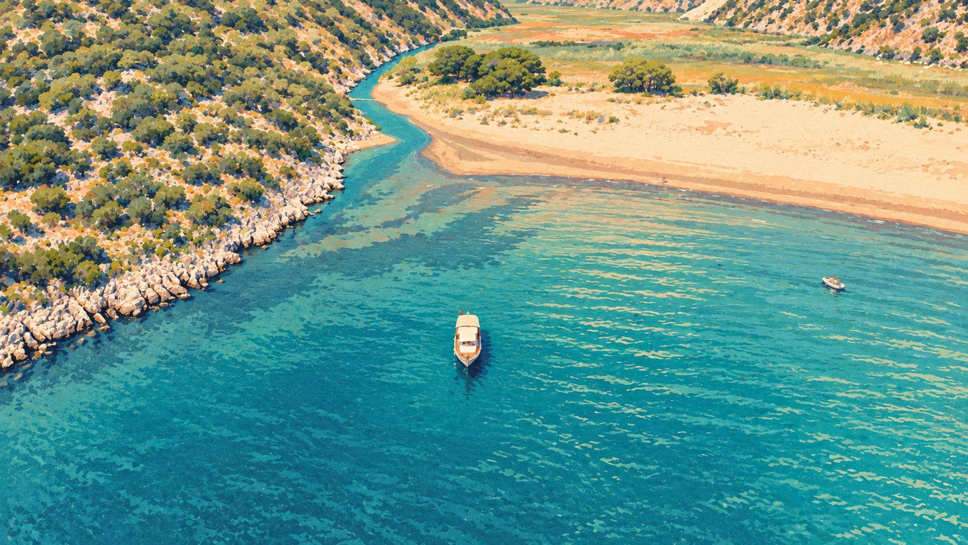 Çayağzı Strand & Andriake Feuchtgebiete